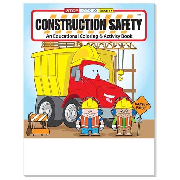 Construction Safety Coloring Book Fun Pack... from ASI 45815 Coloring Book Solutions