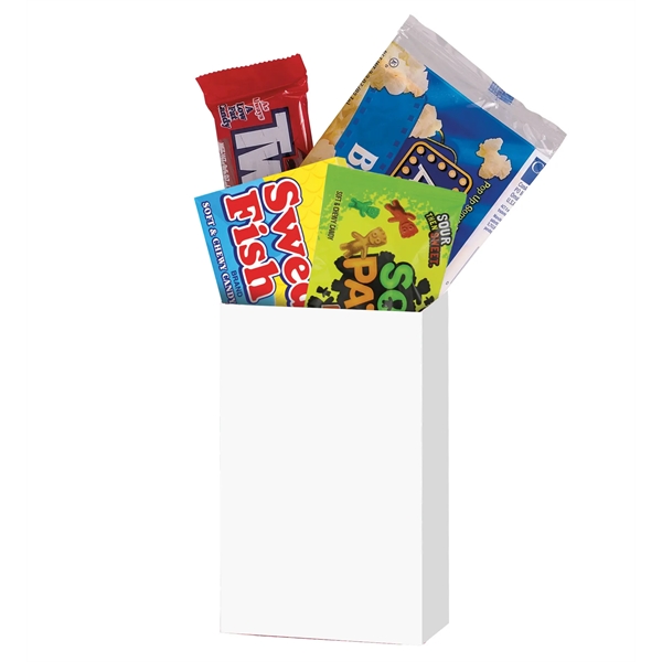 Half Time Snack Box; featuring Twizzlers®, M&M's®, SnoCaps®, and microwave popcorn.... from ASI 71685 Midnite Snax®