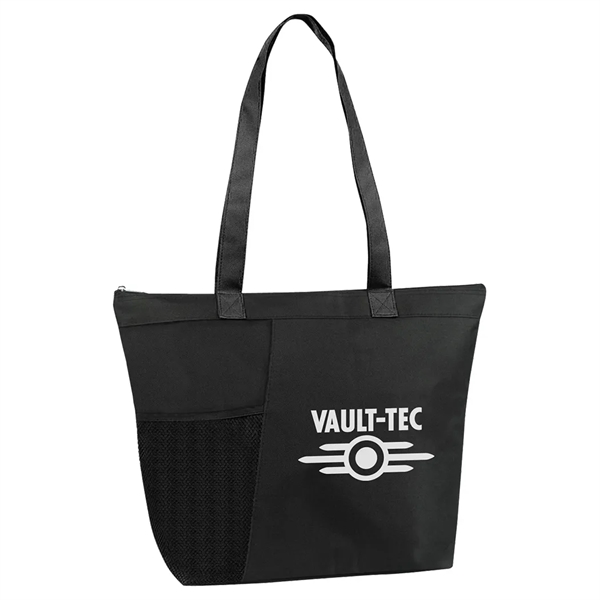 Zipper tote with front mesh pocket.... from ASI 31517 Admart Products / Admart Line