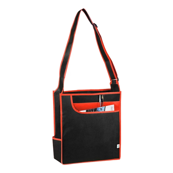 ECO friendly non-woven messenger tote bag.... from ASI 31517 Admart Products / Admart Line