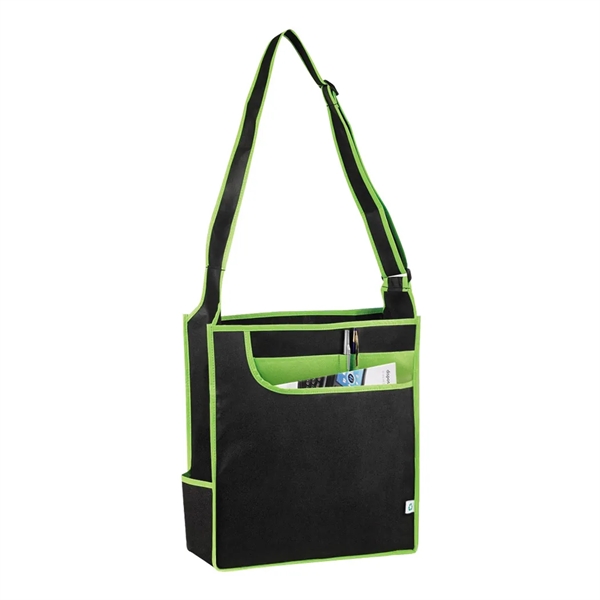 ECO friendly non-woven messenger tote bag.... from ASI 31517 Admart Products / Admart Line