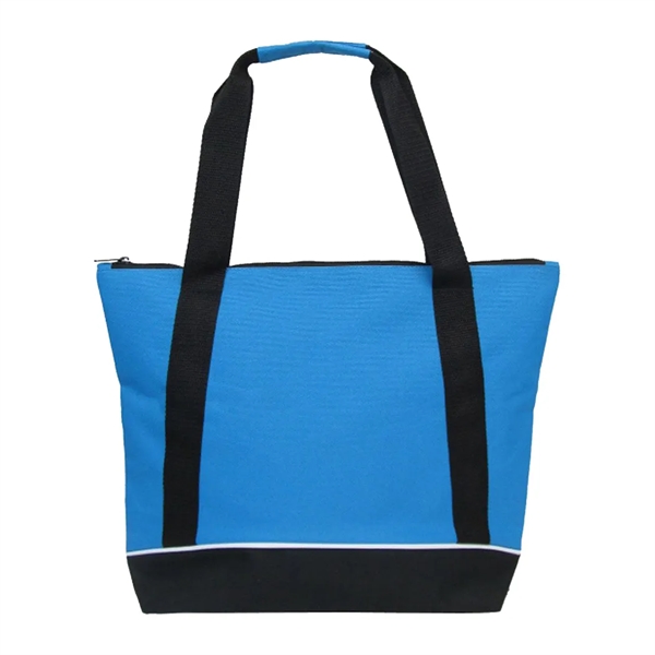 Jumbo Two-Tone Zipper Tote Bag... from ASI 31517 Admart Products / Admart Line