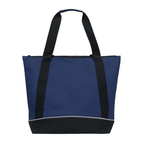 Jumbo Two-Tone Zipper Tote Bag... from ASI 31517 Admart Products / Admart Line