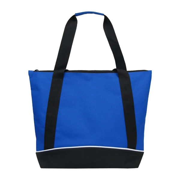 Jumbo Two-Tone Zipper Tote Bag... from ASI 31517 Admart Products / Admart Line