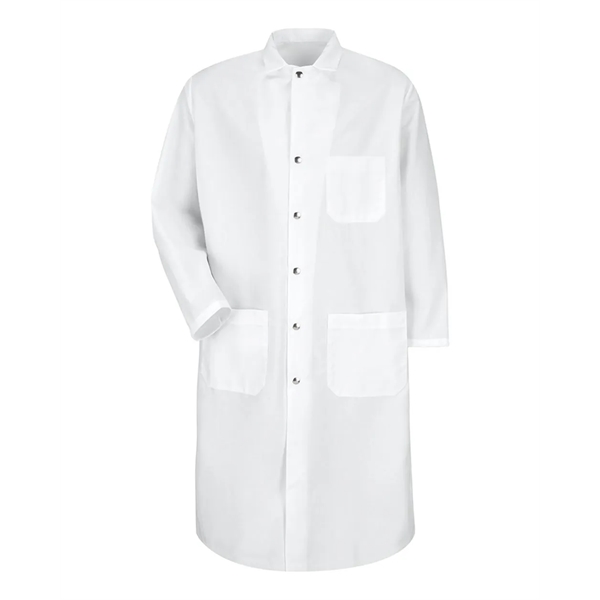 Red Kap Snap-Front Spun Polyester Butcher Coat... from ASI 84358 S&S Activewear