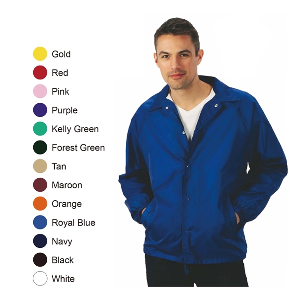 LINED COACH'S JACKET ADULT... from ASI 41511 Brainchild USA Inc