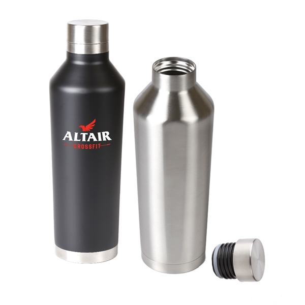 Vintage 16 oz Insulated Stainless Steel Bottle... from ASI 46755 Cosmo Promos