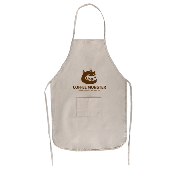 10 oz. cotton canvas adjustable kitchen apron with neck strap, adjustable... from ASI 52840 Evans Manufacturing