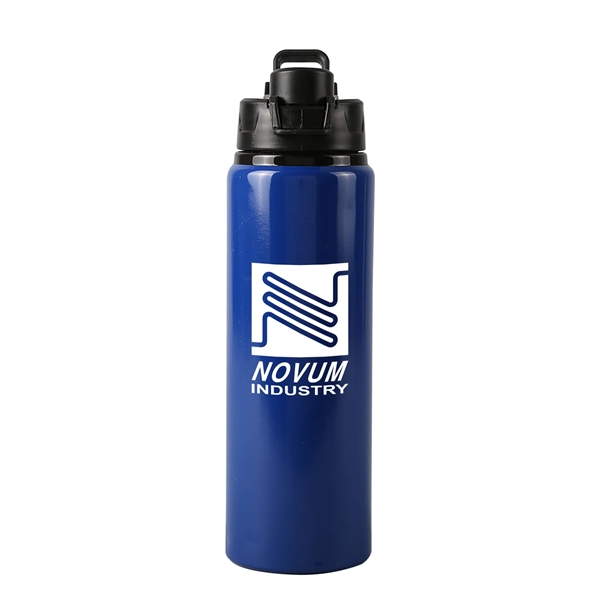 25 oz. Aluminum water bottle with gloss finish, screw-on lid and... from ASI 52840 Evans Manufacturing