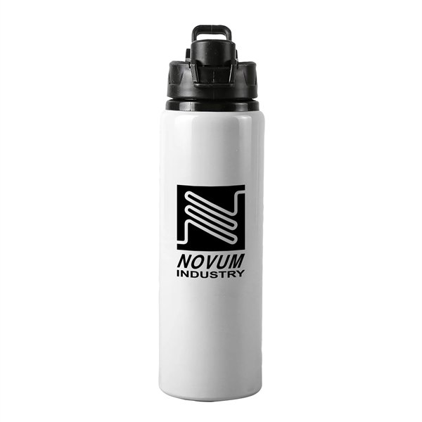 25 oz. Aluminum water bottle with gloss finish, screw-on lid and... from ASI 52840 Evans Manufacturing