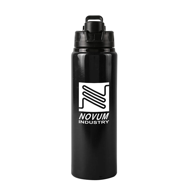 25 oz. Aluminum water bottle with gloss finish, screw-on lid and... from ASI 52840 Evans Manufacturing