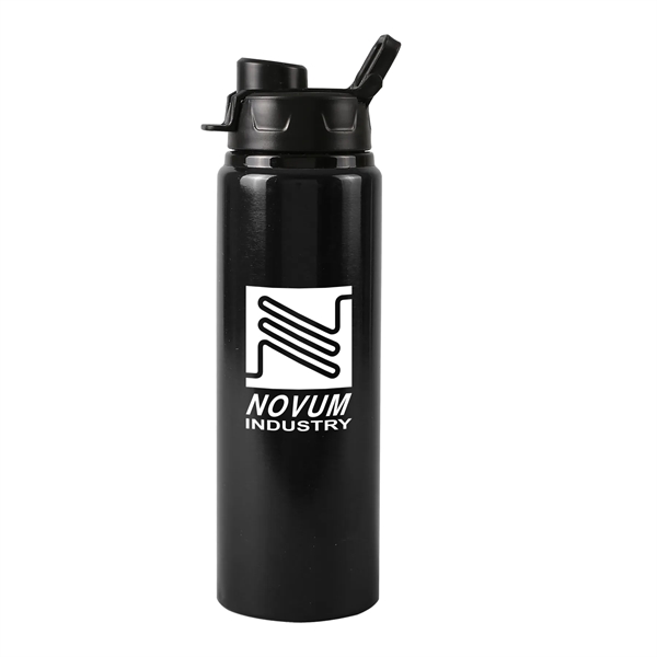 25 oz. Aluminum water bottle with gloss finish, screw-on lid and... from ASI 52840 Evans Manufacturing