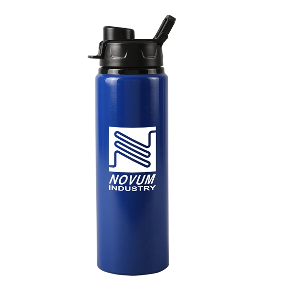 25 oz. Aluminum water bottle with gloss finish, screw-on lid and... from ASI 52840 Evans Manufacturing
