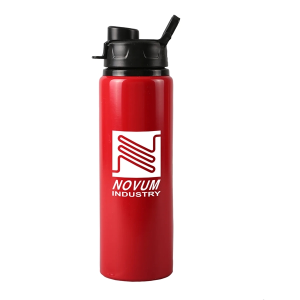 25 oz. Aluminum water bottle with gloss finish, screw-on lid and... from ASI 52840 Evans Manufacturing