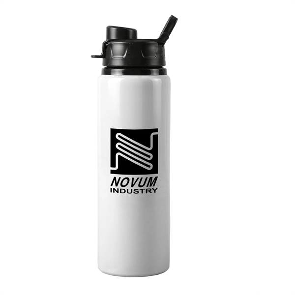 25 oz. Aluminum water bottle with gloss finish, screw-on lid and... from ASI 52840 Evans Manufacturing