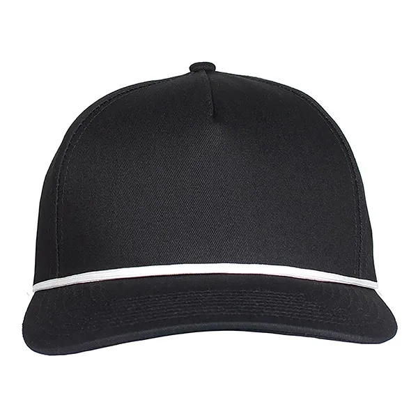 Deluxe 5-Panel Chino Twill with Rope Cap.... from ASI 80129 Quake City Caps