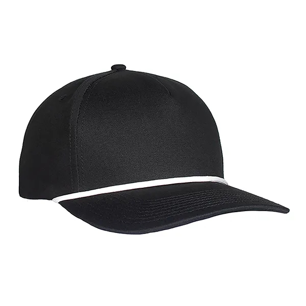 Deluxe 5-Panel Chino Twill with Rope Cap.... from ASI 80129 Quake City Caps