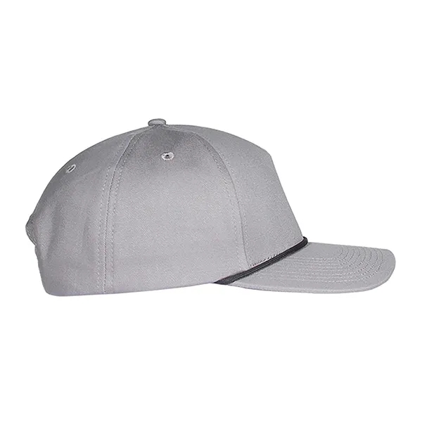 Deluxe 5-Panel Chino Twill with Rope Cap.... from ASI 80129 Quake City Caps