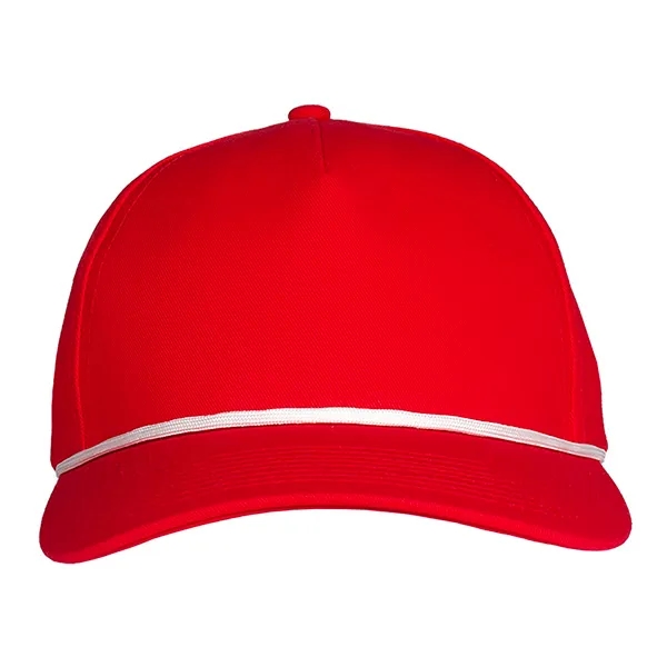 Deluxe 5-Panel Chino Twill with Rope Cap.... from ASI 80129 Quake City Caps