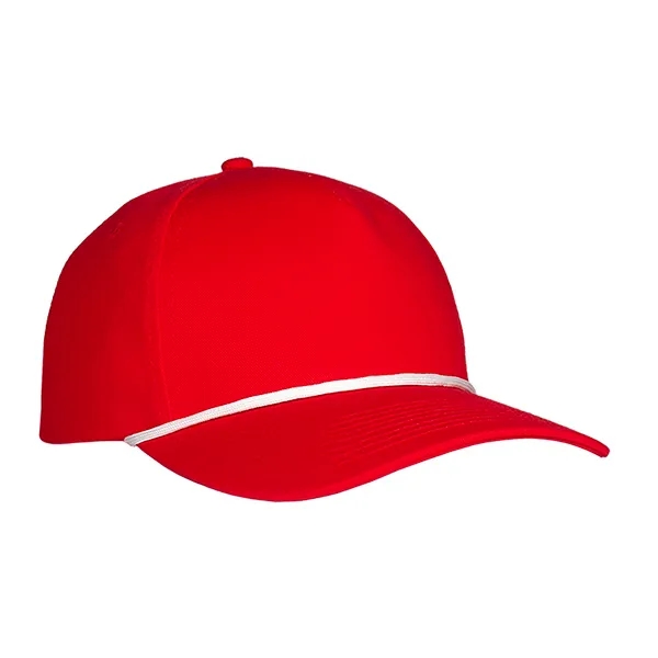 Deluxe 5-Panel Chino Twill with Rope Cap.... from ASI 80129 Quake City Caps