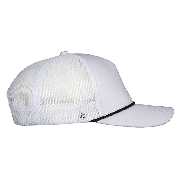 Deluxe 5-Panel Chino Twill & Trucker Mesh with Rope Cap.... from ASI 80129 Quake City Caps