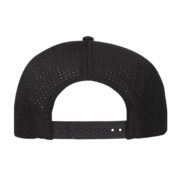 Contour 6-Panel Pearl Nylon Flat Bill w/ Perforated Panels Cap.... from ASI 80129 Quake City Caps