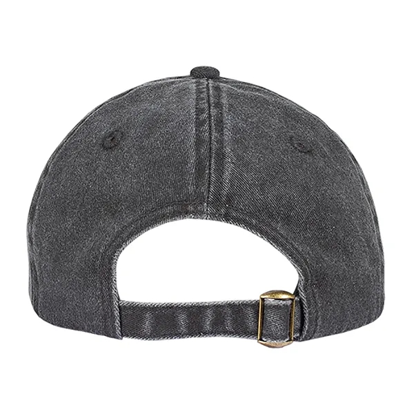 Distressed Laundered Pigment Dyed Cotton Twill Cap.... from ASI 80129 Quake City Caps