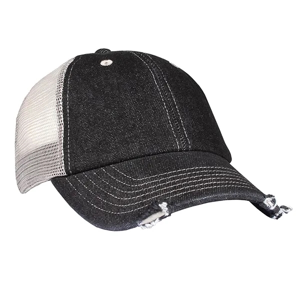 Unstructured Light Weight Denim Trucker Cap.... from ASI 80129 Quake City Caps