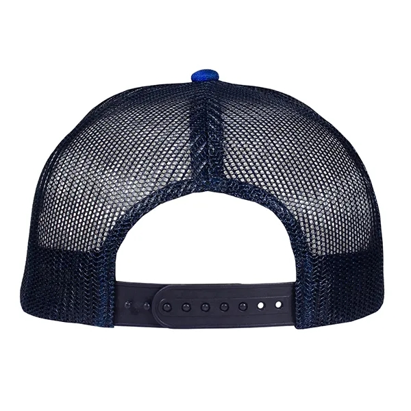 Deluxe Sublimated Abstract Camo Trucker Cap.... from ASI 80129 Quake City Caps