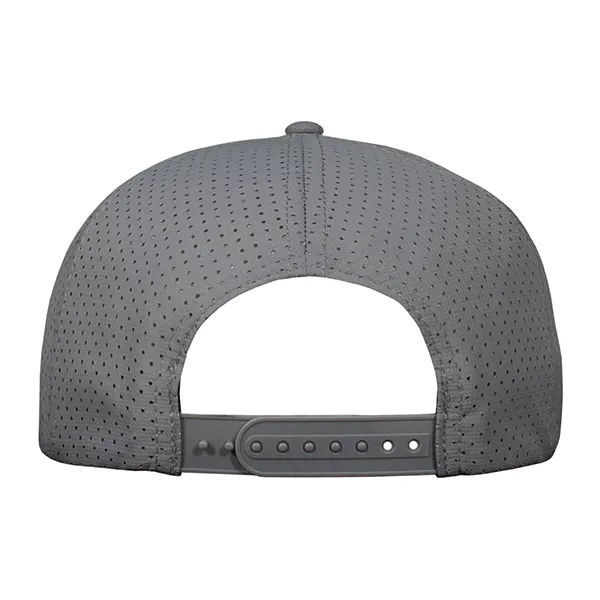 Contour 6-Panel Pearl Nylon Flat Bill w/ Perforated Panels Cap.... from ASI 80129 Quake City Caps