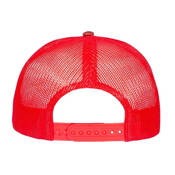 Deluxe Sublimated Abstract Camo Trucker Cap.... from ASI 80129 Quake City Caps