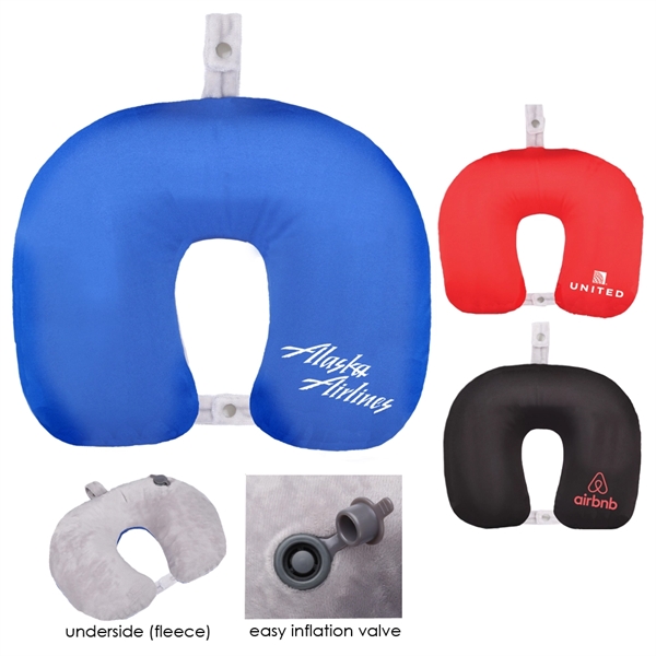 Inflatable Neck Pillow... from ASI 46755 Cosmo Promos