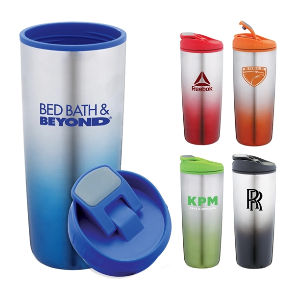 18 oz Stainless Steel Tumbler w/Plastic Liner.... from ASI 46755 Cosmo Promos
