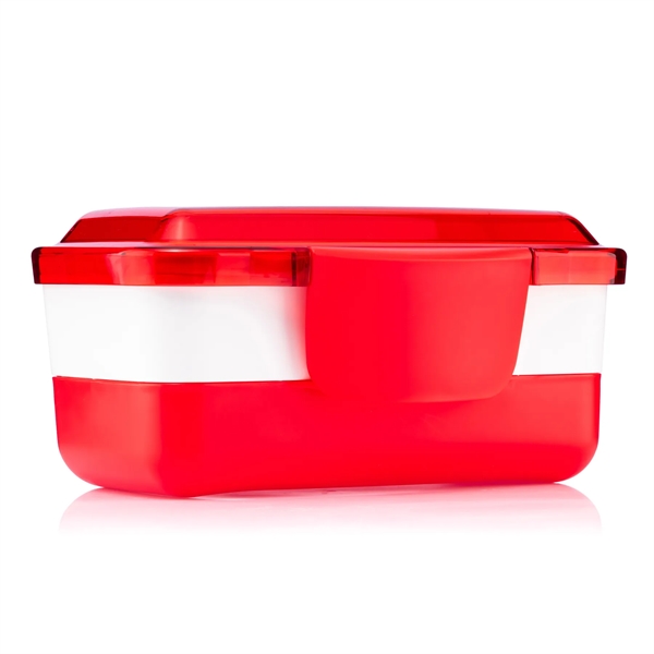 Polypropylene plastic and ABS plastic stackable Bento style lunch kit with... from ASI 57800 Gordon Sinclair / Gordon Sinclair®