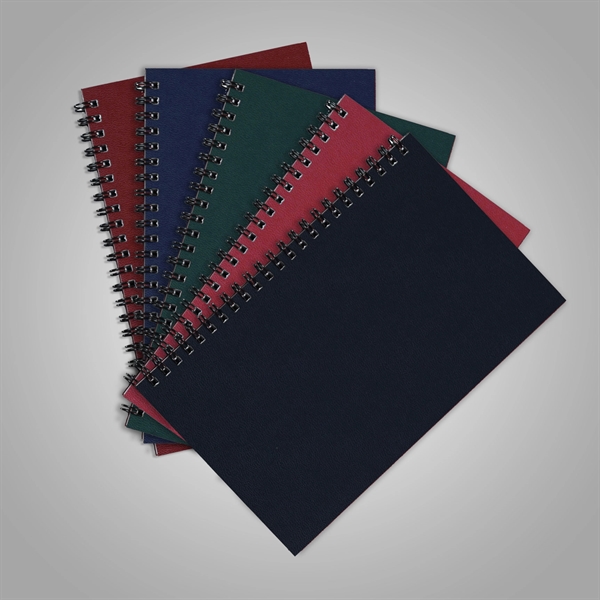 Wire Bound Weekly/monthly planner with a leatherette cover.... from ASI 48575 Datamax International Inc / The Datamax Collection