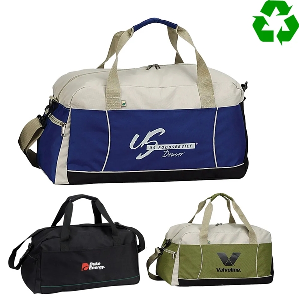 Post consumer recycled PET duffel bag.... from ASI 79384 Preferred Nation Inc