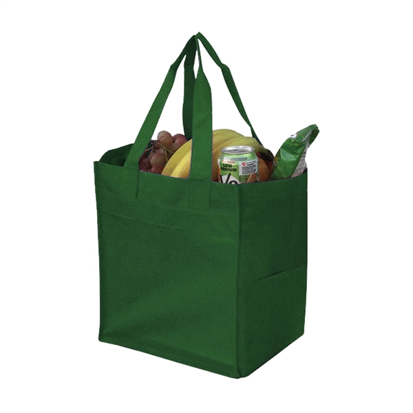 Pocketed Non-Woven Shopping Tote... from ASI 31517 Admart Products / Admart Line