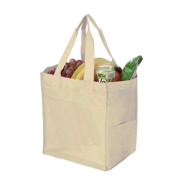 Pocketed Non-Woven Shopping Tote... from ASI 31517 Admart Products / Admart Line