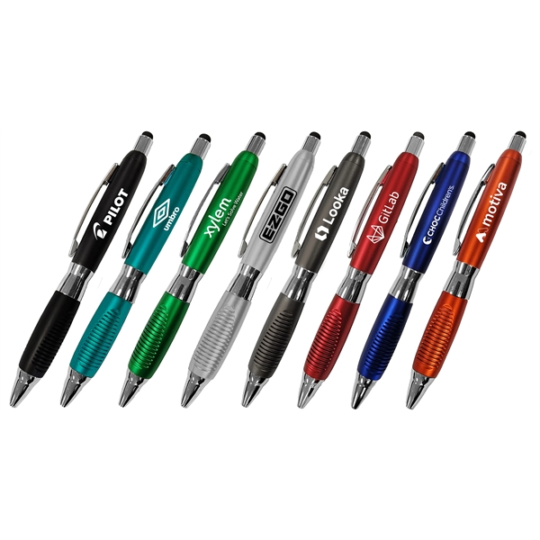 Stylish Stylus Tip Ballpoint Pens - Ready Inventory in New Jersey... from ASI 45100 Chulani Promotional Products, Inc / Competitive Edge Innovations/Chulani