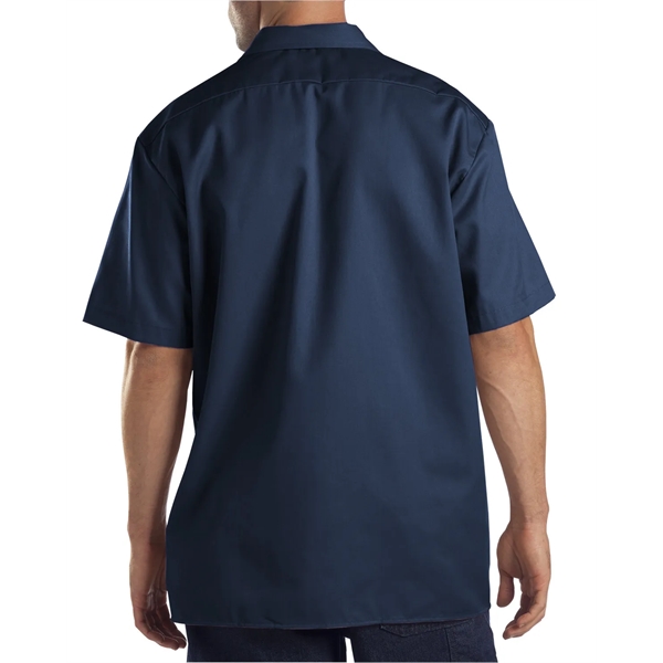 Dickies men's short sleeve work shirt with moisture-wicking technology and stain-release... from ASI 34063 alphabroder