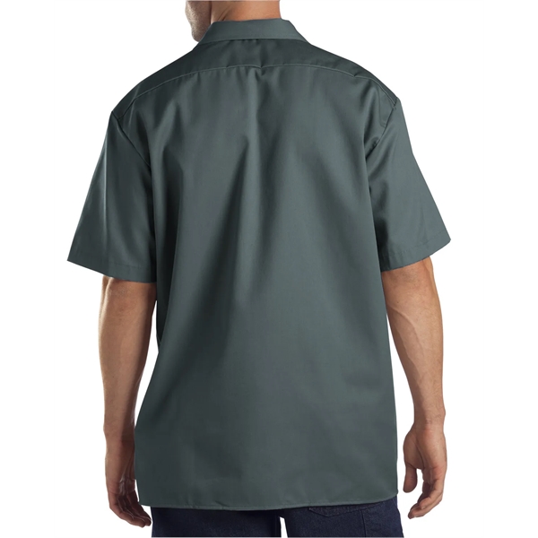 Dickies men's short sleeve work shirt with moisture-wicking technology and stain-release... from ASI 34063 alphabroder