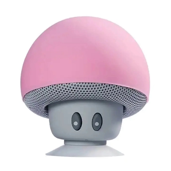 Mini mushroom wireless bluetooth speaker plus 1 color silkscreen imprint on... from ASI 37218 Athena Promo (tm)