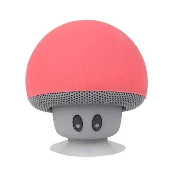 Mini mushroom wireless bluetooth speaker plus 1 color silkscreen imprint on... from ASI 37218 Athena Promo (tm)