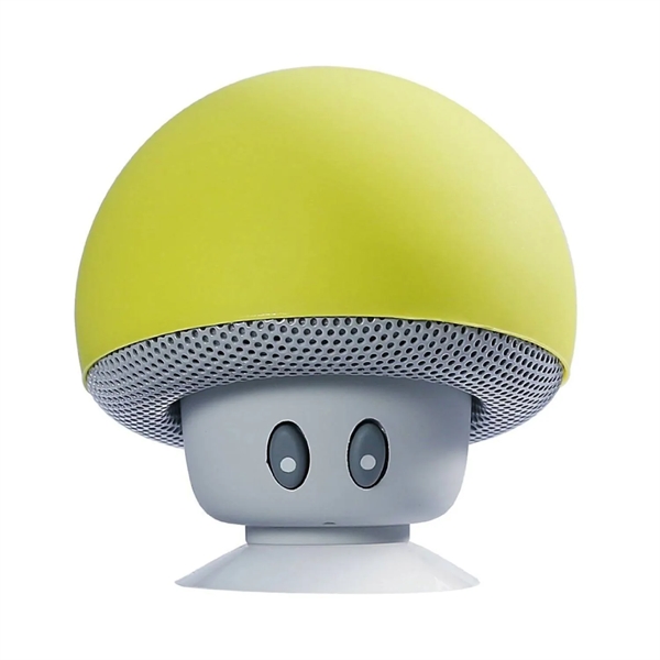 Mini mushroom wireless bluetooth speaker plus 1 color silkscreen imprint on... from ASI 37218 Athena Promo (tm)