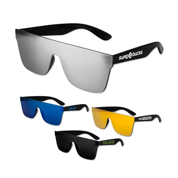 Adult sunglasses with smoke mirror lenses and UV400 protection.... from ASI 98360 WOWLine / WOWLine®