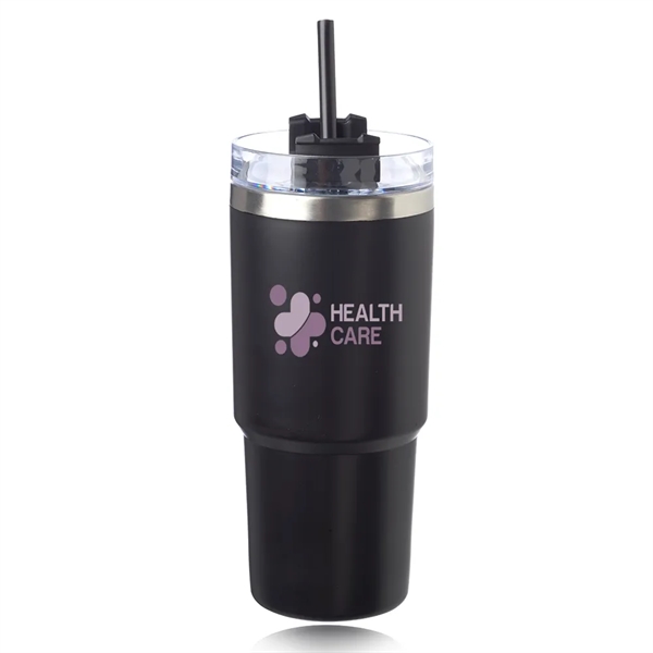 23 oz. travel mug with matte finish, stainless steel outer wall,... from ASI 39552 BEL Promo
