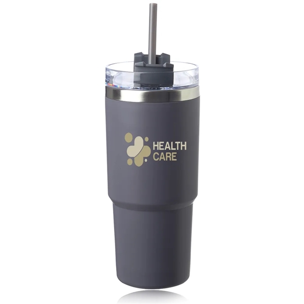 23 oz. travel mug with matte finish, stainless steel outer wall,... from ASI 39552 BEL Promo