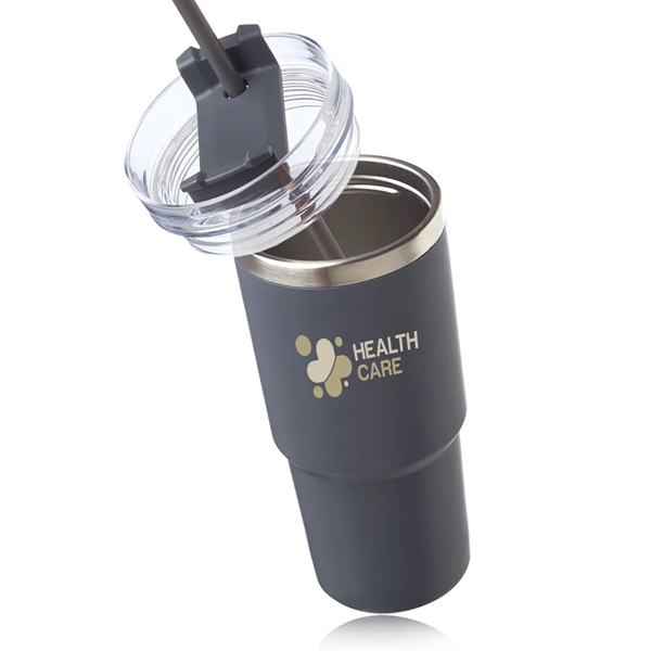 23 oz. travel mug with matte finish, stainless steel outer wall,... from ASI 39552 BEL Promo