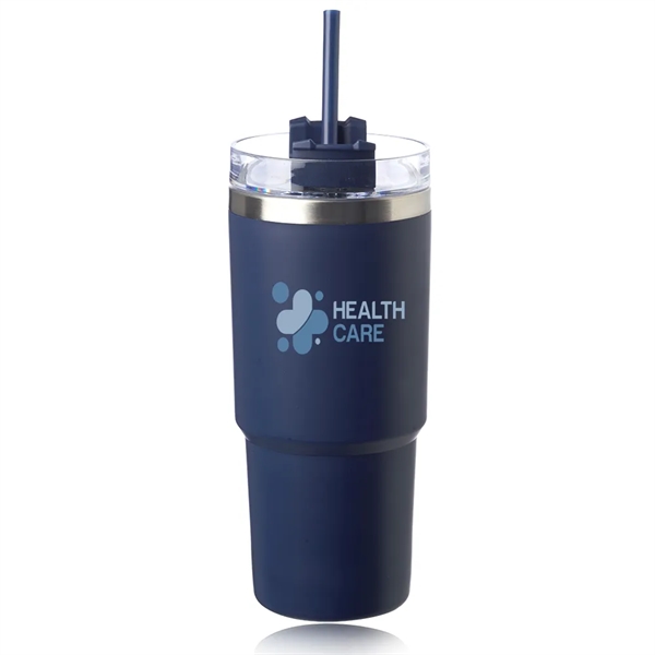 23 oz. travel mug with matte finish, stainless steel outer wall,... from ASI 39552 BEL Promo