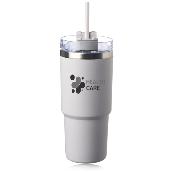 23 oz. travel mug with matte finish, stainless steel outer wall,... from ASI 39552 BEL Promo